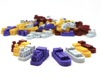 Brass Birmingham & Lancashire Compatible Linking Tiles - 112-Piece 3D Upgrade Set