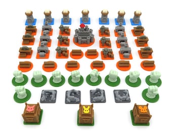 Upgrade Kit for Root - 51 pieces | Board Game Accessories, Tokens and Parts (Unofficial)