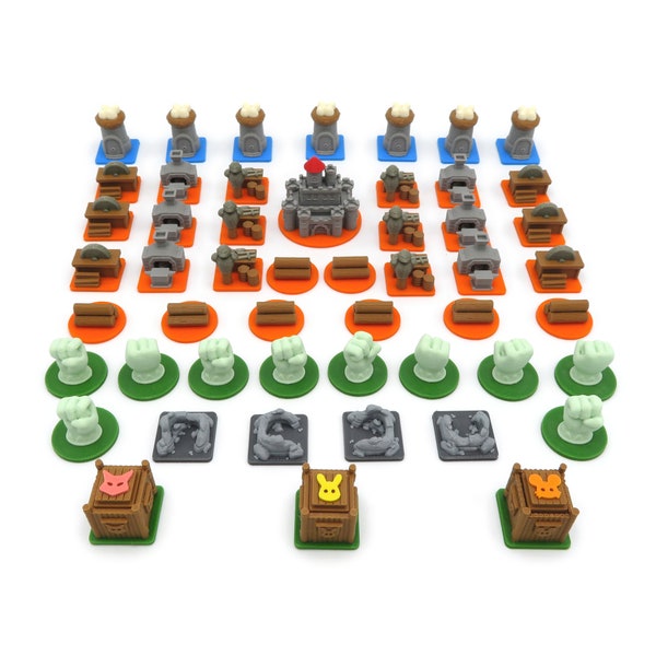 Upgrade Kit for Root - 51 pieces | Board Game Accessories, Tokens and Parts (Unofficial)