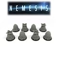 Alien Egg Miniatures for Nemesis - 8 Pieces | 4 Hatched and 4 Opened. Board Game Accessories, Tokens and Parts product logo