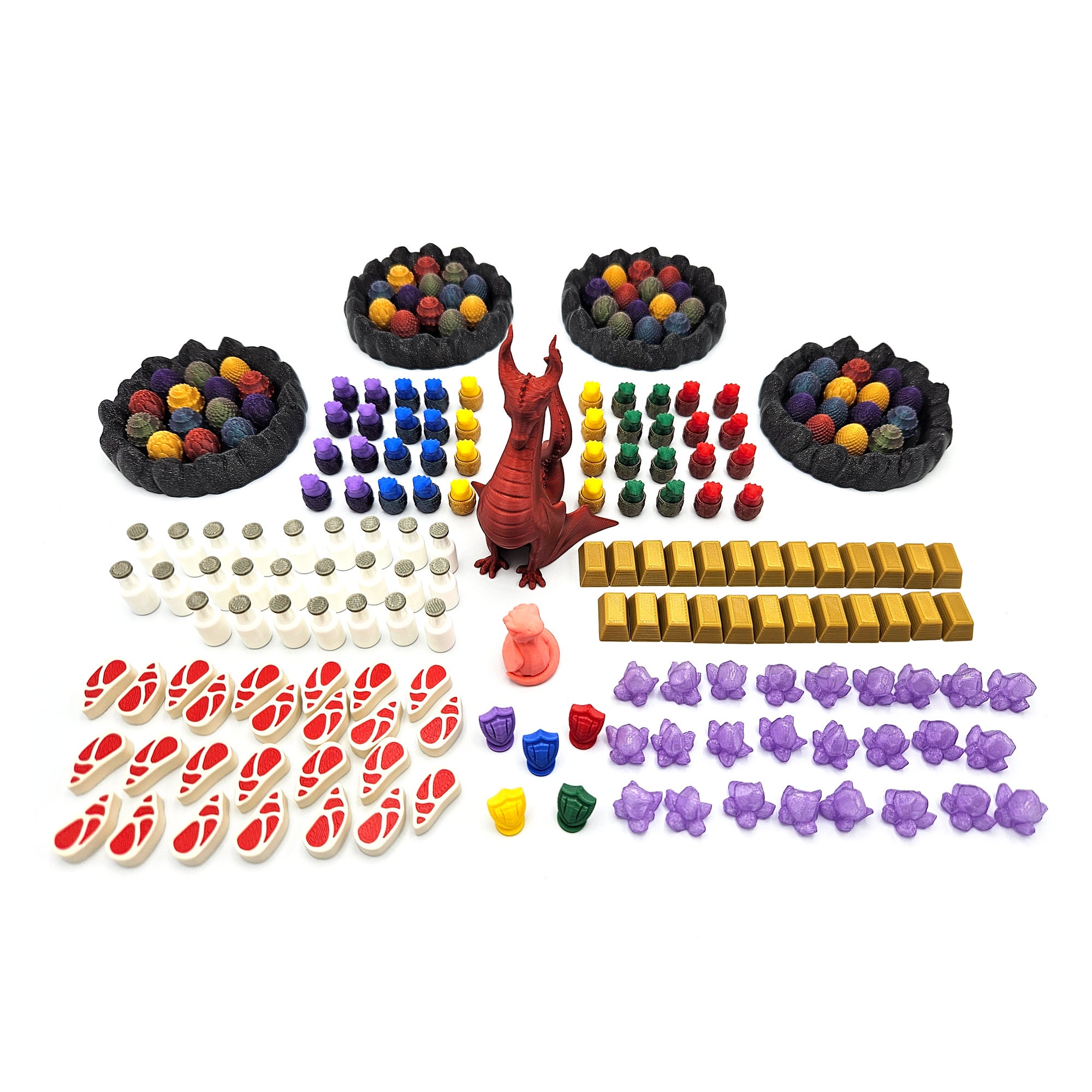 Wyrmspan 互換アップグレード キット - 206 ピース 3D セット - 最初の