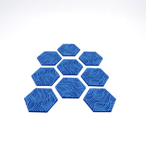 Ocean Tiles for Terraforming Mars - 9 Pieces