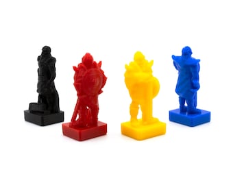 Un festin de jetons Viking compatibles Odin - Ensemble 3D de 48 pièces