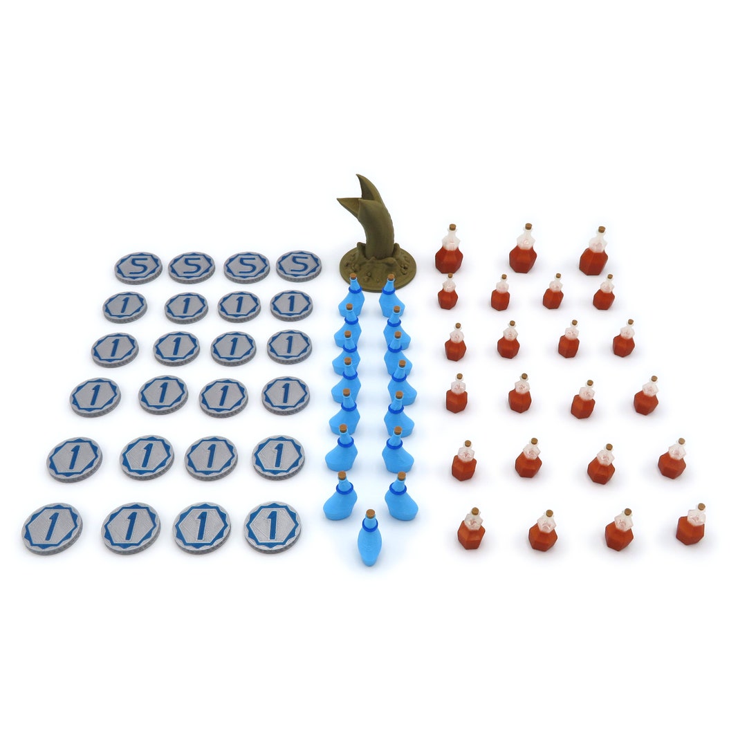 Upgrade Kit for Dune Imperium 63 Pieces Melange / Spice, Water and