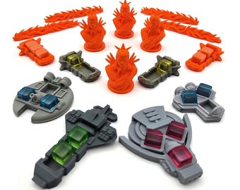 Voidfall Compatible Upgrade Kit - Fleet & Voidborn Miniatures | 116-Piece 3D Set