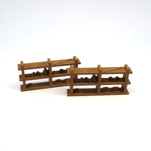 Miniaturas de prateleira para Gloomhaven - 2 peças de cenário | Atualizações, acessórios e peças de terreno para jogos de tabuleiro