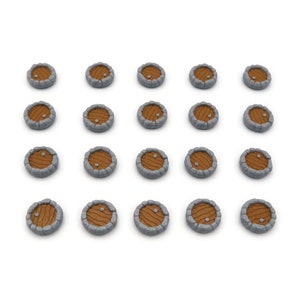 Occupied Tokens / Doors for Everdell - 20 Pieces | Board Game Accessories, Upgrades and Parts (unofficial)