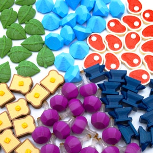 Flamecraft Compatible Goods Tokens - 210-Piece 3D Upgrade Set