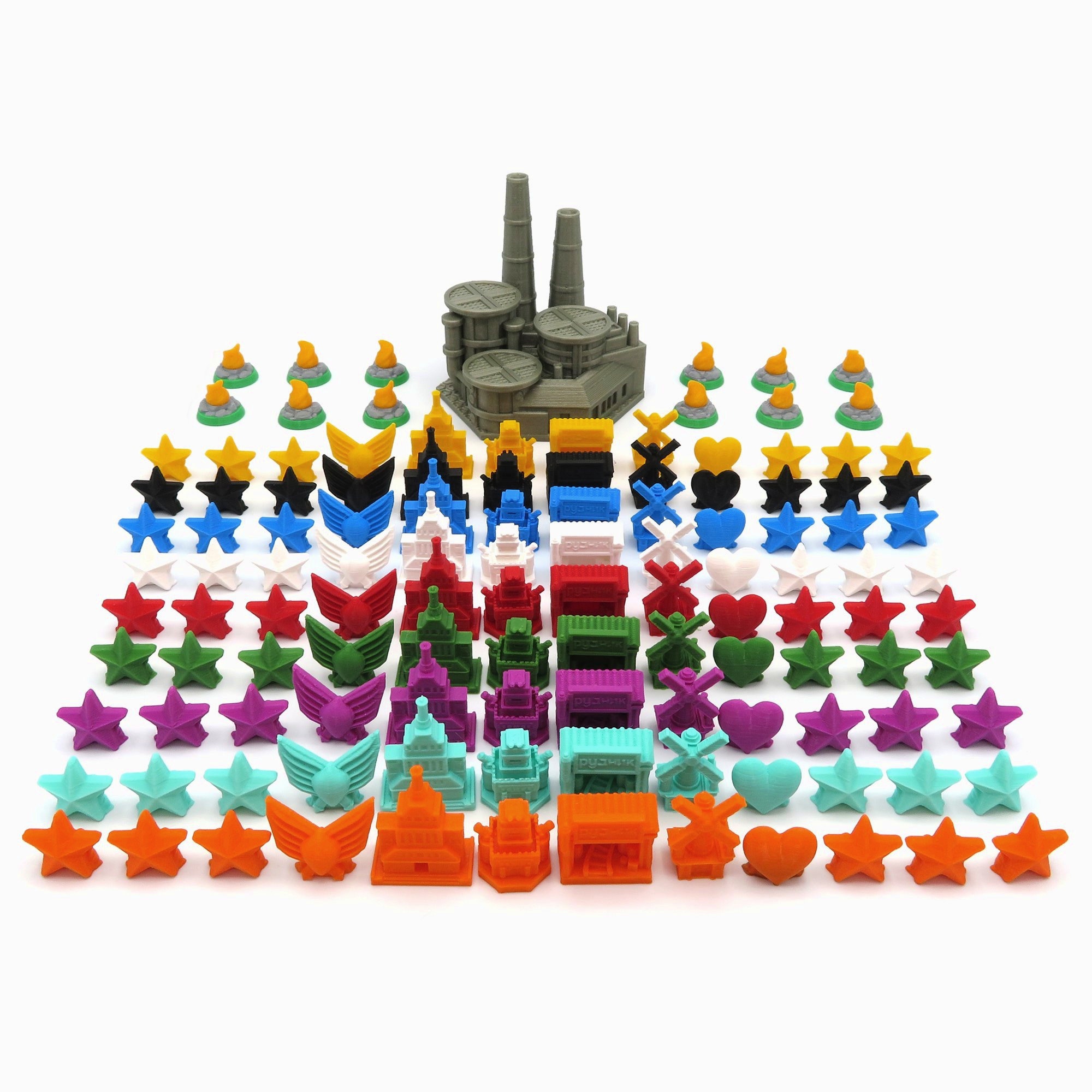 Full Upgrade Kit for Scythe - 121 Pieces | Board Game