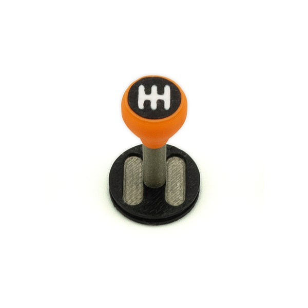 Orange Gear Lever Token for Heat: Heavy Rain Expansion - 1 Piece | Board Game Accessories, Upgrades and Parts.