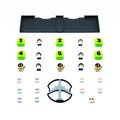 Upgrade Kit for Sky Team - 28 Pieces | Switch Tokens, Tracks Holder, Wind, Kerosene Marker and more. Board Game Accessories & Components product logo
