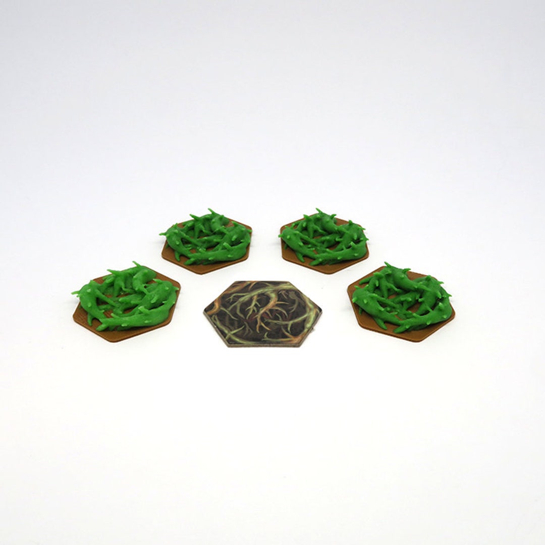 Thorn Traps for Gloomhaven 4 Scenery Pieces Board Game Accessories, Upgrades and Terrain Parts