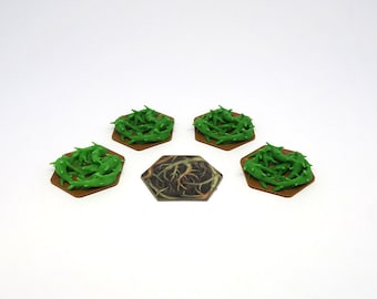 Thorn Traps for Gloomhaven - 4 Scenery Pieces | Board Game Accessories, Upgrades and Terrain Parts