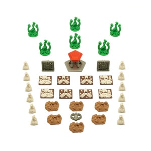 Upgrade Kit for Cthulhu: Death May Die Season 2 - 36 Pieces | Board Game Accessories, Tokens and Parts