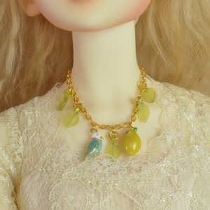 Bird and Fruit necklace for SD and SDGr