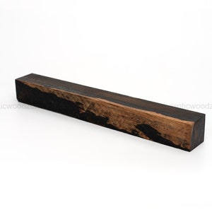 1-1/2&quot;x1-1/2&quot;x6&quot;-Gaboon Ebony Turning Wood Blank