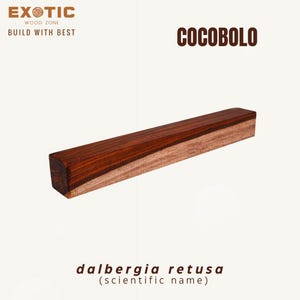 1,5&quot; x 1,5&quot; x 6&quot;-Cocobolo Exotic Wood Turning Blanks