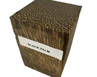 2 &quot;x 2 &quot;x 3&quot; Black Palm Flaschenverschluss Rohling.&quot;
