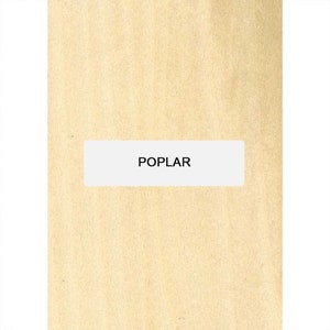 Pack of 2, Yellow Poplar 3/4"x 6" Lumber Boards | Cutting Board