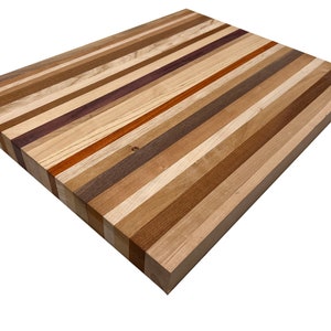 Exotic Wood Zone Unfinished Pre-Made Cutting Boards | Chopping Boards | Mixed Species | Domestic Woods Random Cutting Boards | Free Shipping