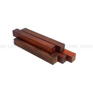 5 Pieces-(3/4x3/4 x6&quot;)-Cocobolo Wood pen blanks