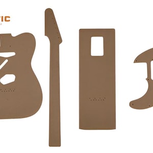 Template Kit for Crafting Telecaster-Style Guitars (SKU: 13941) - Exotic Wood Zone
