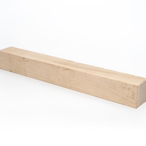 1-1/2&quot;x1-1/2&quot;x6&quot;-Curly Maple Turning Wood Blank
