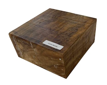 Olivewood Bowl/Platter Blank Turning Lumber Square Exotic Wood Block - Pick your Size