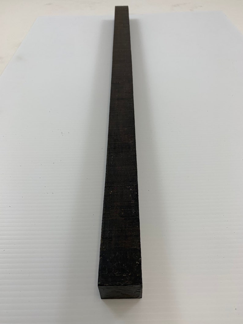 Gaboon Ebony Turning blanks 1.5 x 1.5 x 30 one piece Free Shipping