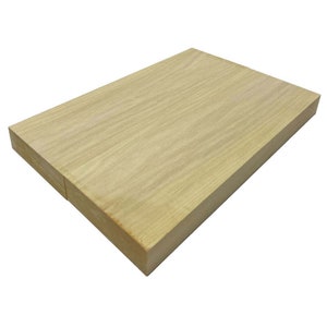 Poplar 21&quot; x 14&quot; x 2&quot; Guitar Body Blank |Kiln Dried Tonewood for Acoustic,Explorer Style Electric Guitar Building