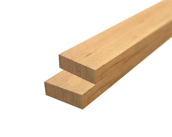 Cherry Lumber Board - 3/4" x 6" (2 Pcs) (3/4" x 6" x 18")