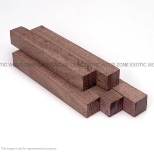 Pack Of 5, Purpleheart Exotic Wood Pen Blank (3/4&quot;x3/4&quot;x5&quot;)