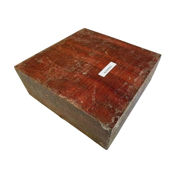 Mahogany Bowl Blank 6x6x3 - Kiln-Dried Hardwood For Woodturning & Carving