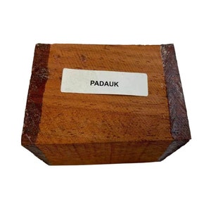 1.5"x1.5"x3"-Padauk Bottle Stopper Blank