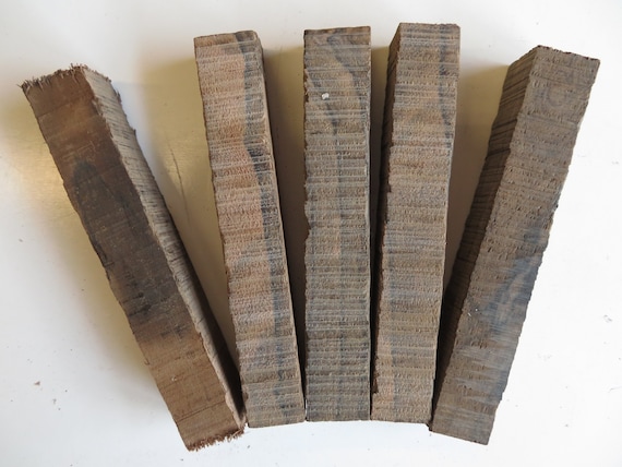 Pack of 5 Ziricote Exotic Wood Pen Blanks for Turning 3 4 X 3 4 X