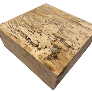 Spalted Tamarind Bowl/Platter Turning Blank 4" x 4" x 2" - Air Dried