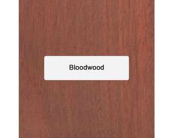 5er Pack, Bloodwood Exotic Wood Pen Blanks 3/4 "x 3/4" | Stiftrohlinge | Holzstift | Drechseln
