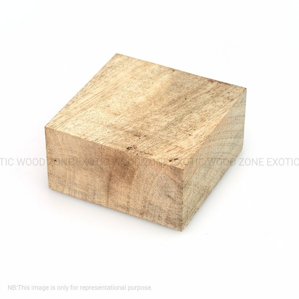 Mango Wood Bowl/Platter Blank Turning Lumber Square Kiln Dried Wood Block - Pick your Size