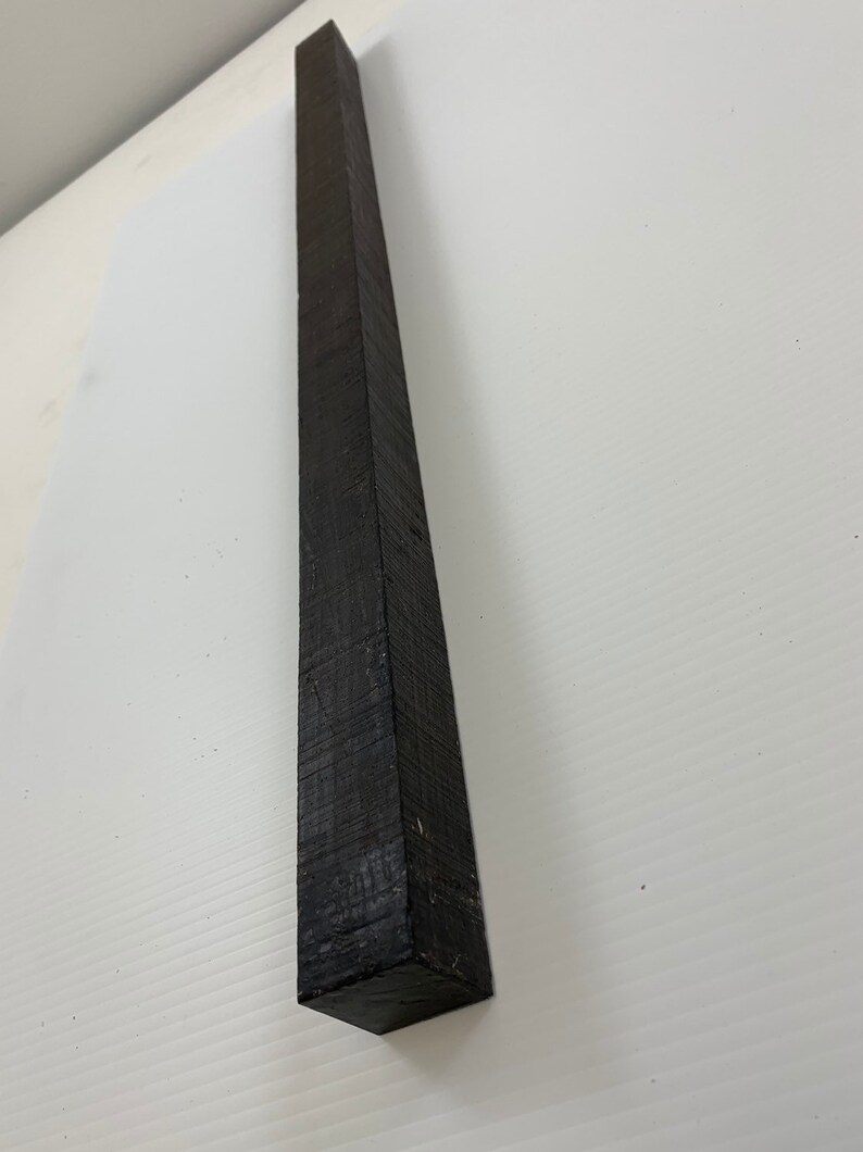 Gaboon Ebony Turning blanks 1.5 x 1.5 x 30 one piece Free Shipping