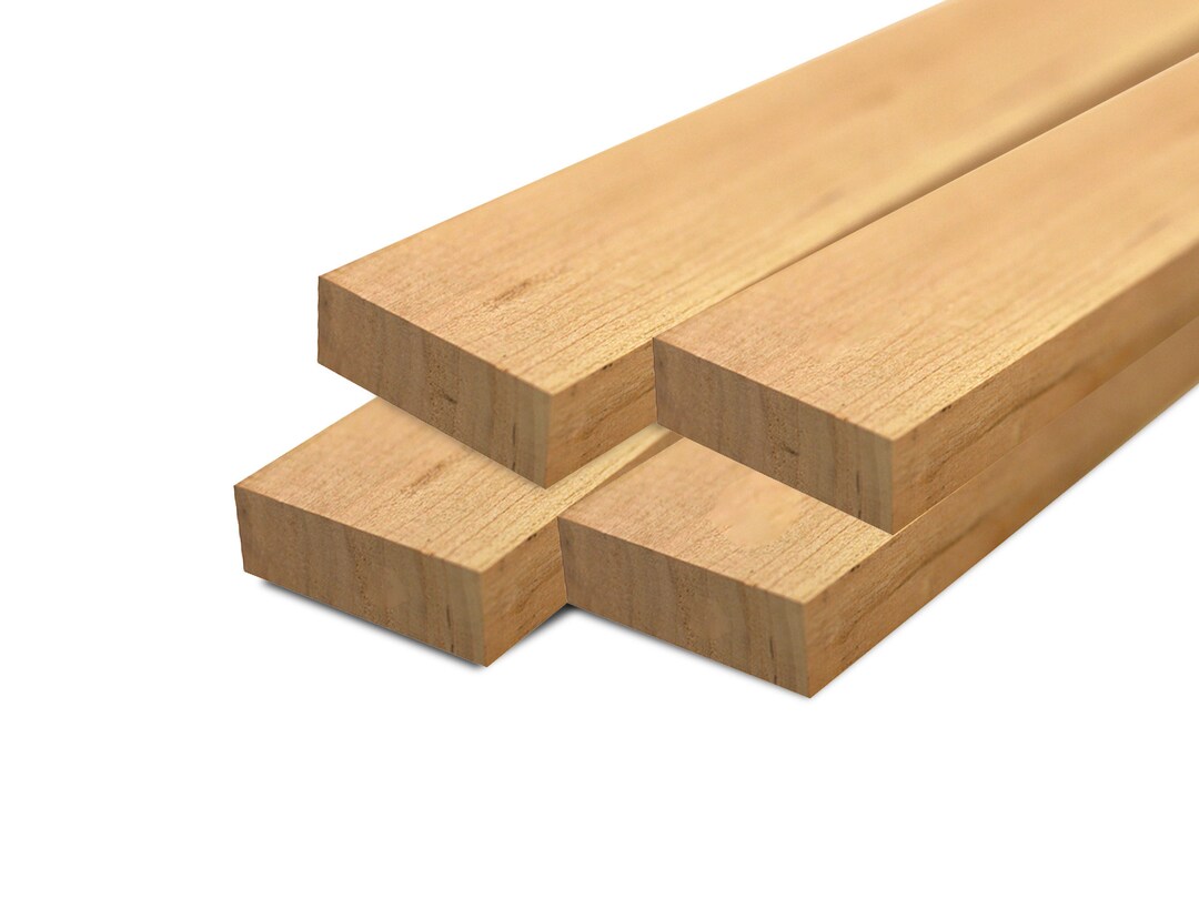 Cherry Lumber 3/4 X 2 4 Pcs 3/4 X 2 X 12 Etsy