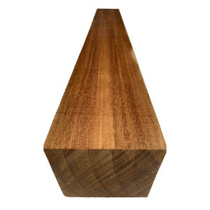 Mahogany Lumber Square Turning Blanks (4pc) (2&quot; x 2&quot; x 12&quot;). Tool Handles.  Perfectly Kiln Dried | Supplied by Exotic Wood Zone