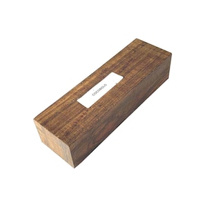 Ebauches de couteaux en bois exotique/Écailles de couteaux mesurant (5 x 1 1/2 x 1 po.)