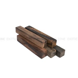 3/4&quot;x3/4&quot;x6&quot;-Exotic Ebony Wood Pen Blank