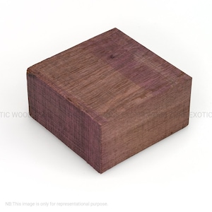 6 "x6"x3" -Purpleheart Schüssel Rohling DIY Turning Plank Drechselbank Turning Holz Drechselbank Chunk Holzgefäß Turning Blank