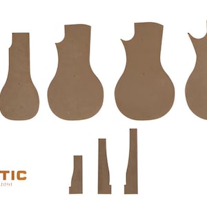Template Kit for Carved-Top LP Standard-Style Guitars (SKU: 13938) - Exotic Wood Zone