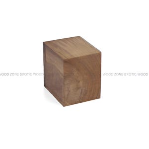 2&quot;x2&quot;x3&quot;-Teak Bottle Stopper Blanks | Genuine Teak Wood Turning Blanks for DIY, Woodworking, Lathe Projects, teak wood stock