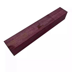 Purpleheart Turning Wood Blank-( 1-1/2&quot;- 1-1/2&quot;)-Choose your size