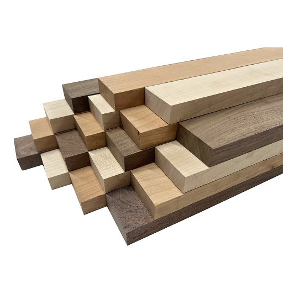 Exotic Wood Zone Combo Pack of 18 Boards 6 Hard Maple 6 Etsy