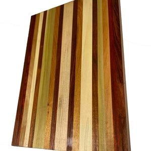 Exotic Wood Zone Unfinished Pre-Made Cutting Boards | Chopping Boards | Mixed Species | Domestic Woods Random Cutting Boards | Free Shipping