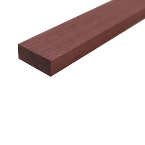 Purpleheart Lumber Board - 3/4&quot; x 2&quot; (4 Pcs) (3/4&quot; x 2&quot; x 24&quot;).  Wooden Flooring. Perfectly Kiln Dried | Supplied by Exotic Wood Zone